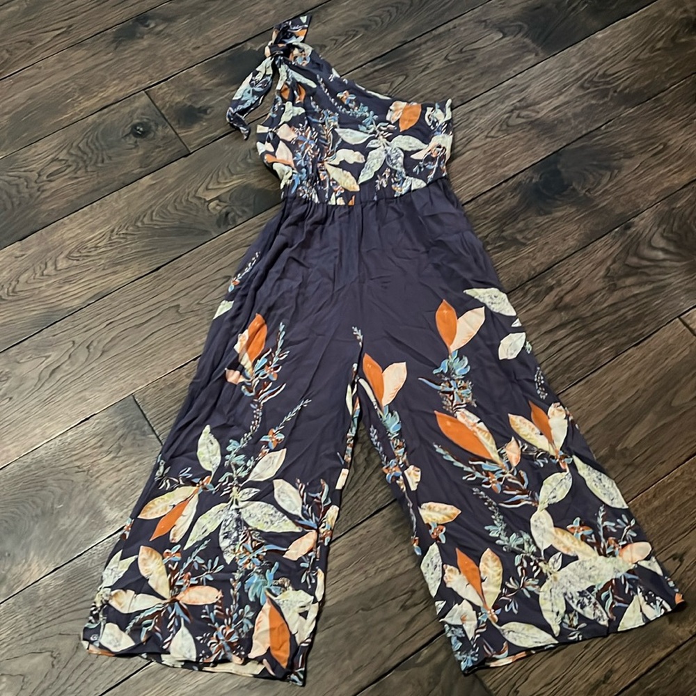 Free People one shoulder cropped jumper